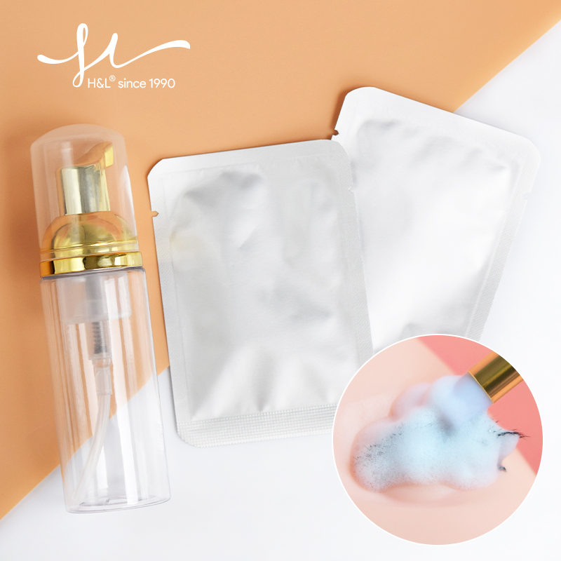 Eyelash Extension Foam Cleanser - H & L – shampooing concentré