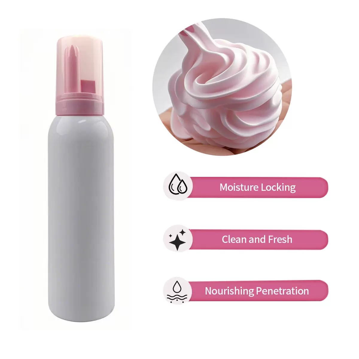 Eyelash Extension Foam Cleanser - Shampoing fouetté personnalisé pour cils, crème