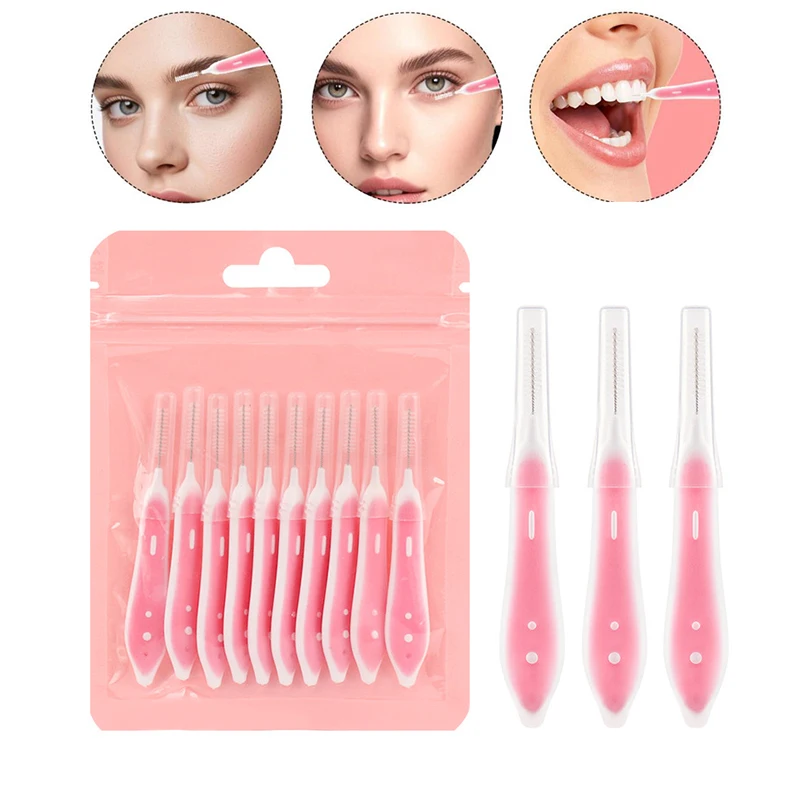 Lashes Eyelash Extension - Brosses à sourcils jetables, Mini brosse