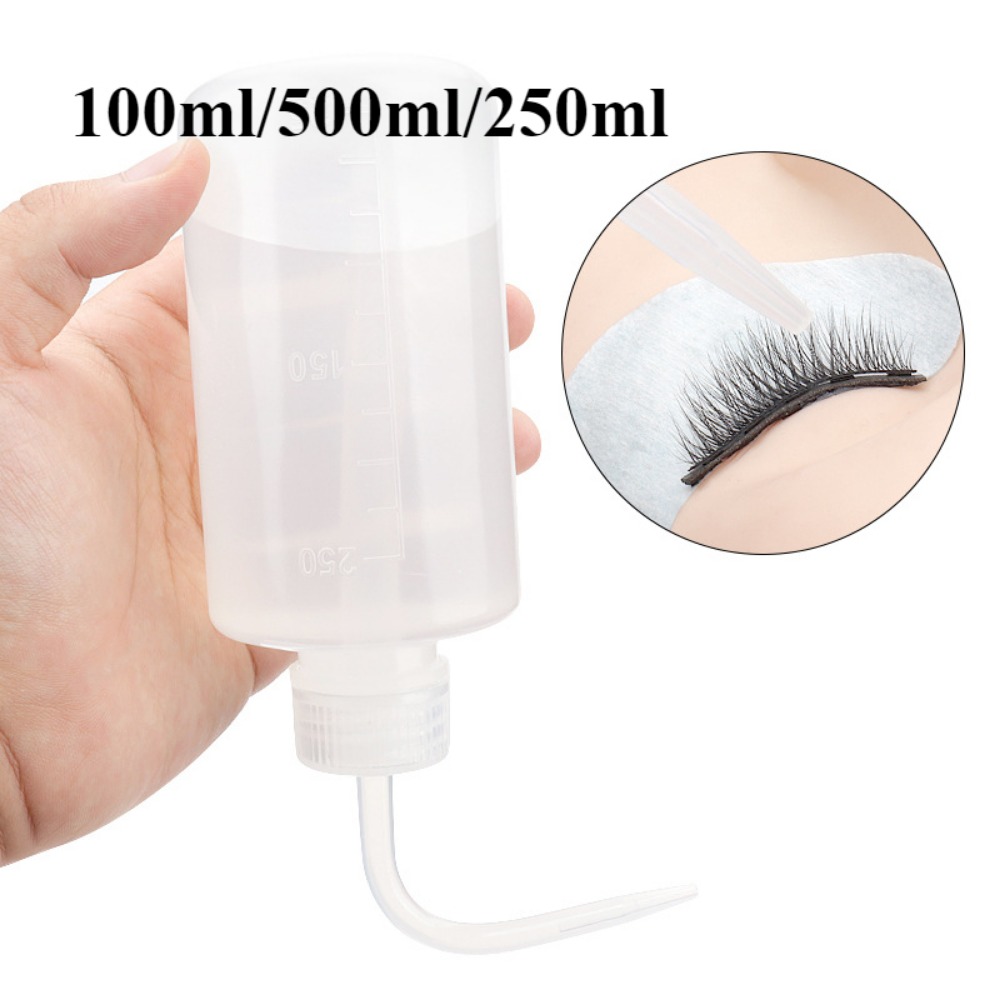 Refill Eyelash Extension - Bouteille vide à presser, bec incurvé,