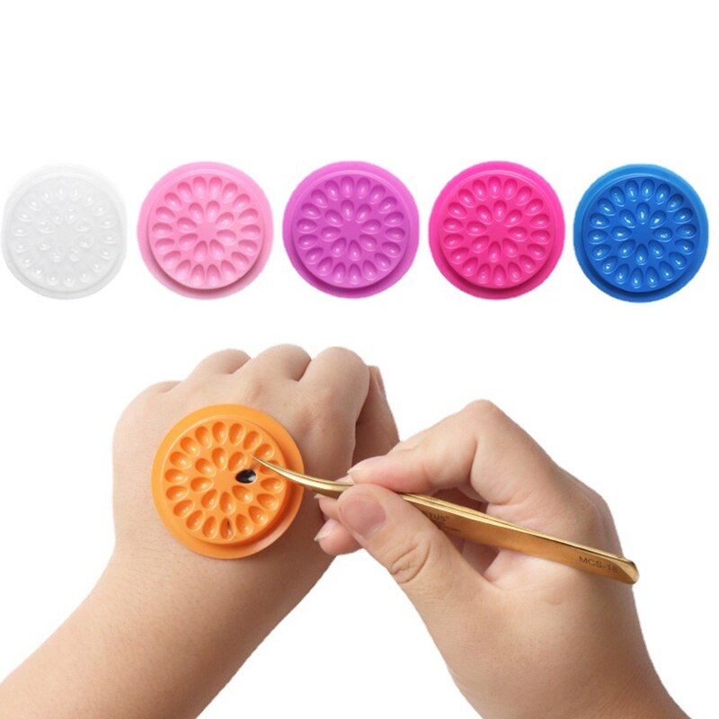 Individual Lash Tray - Porte-colle pour cils, 100 pièces, fournitures