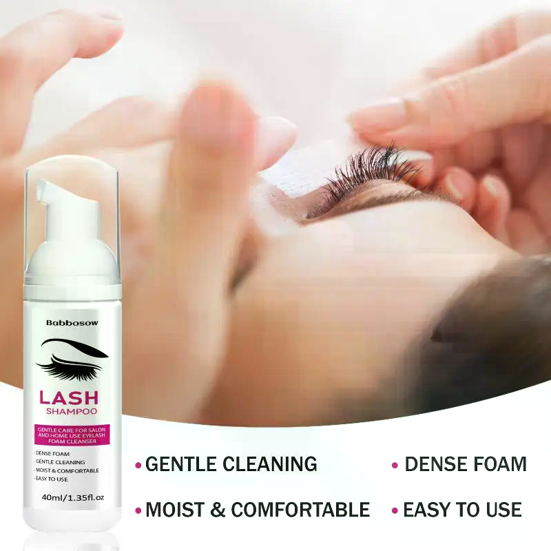 Eyelash Extension Foam Cleanser - Shampooing moussant pour extensions de cils