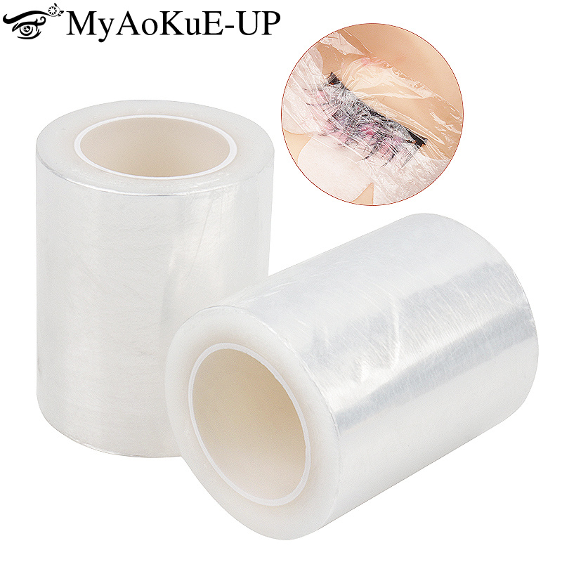 Eyelash Extension Glue Remover - Rouleau de Film de maquillage transparent,