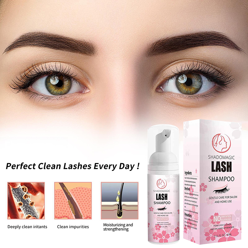 【A】 Shampoing nettoyant rapide - Eyelash Extension Foam Cleanser avis et prix