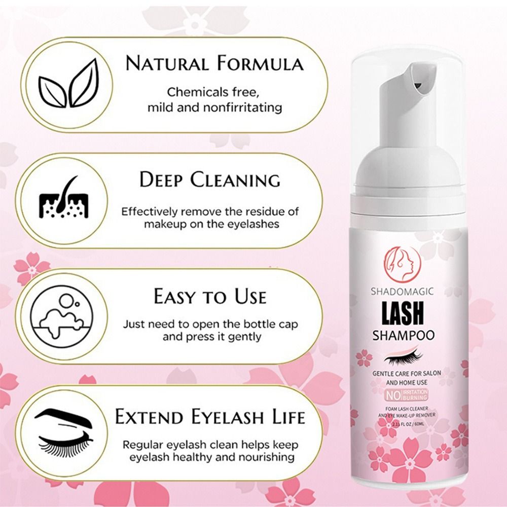 Mousse nettoyante douce et dél - Eyelash Extension Foam Cleanser avis et prix
