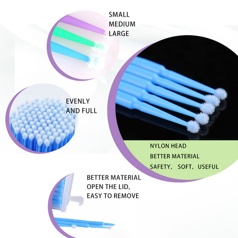 500 pièces de micro-brosses ap - Eyelash Extension Glue Remover avis et prix