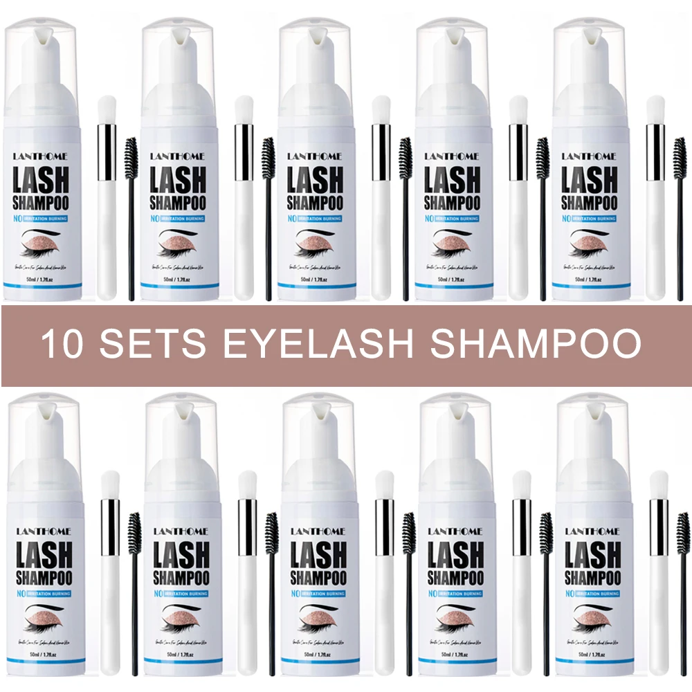 Kit de mousse de shampoing pou - Eyelash Extension Foam Cleanser avis et prix