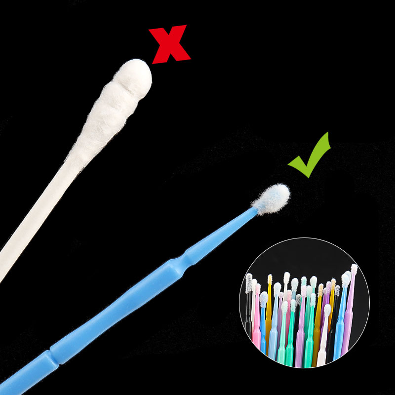 100 pièces/sac bambou Extensio - Eyelash Extension Glue Remover avis et prix