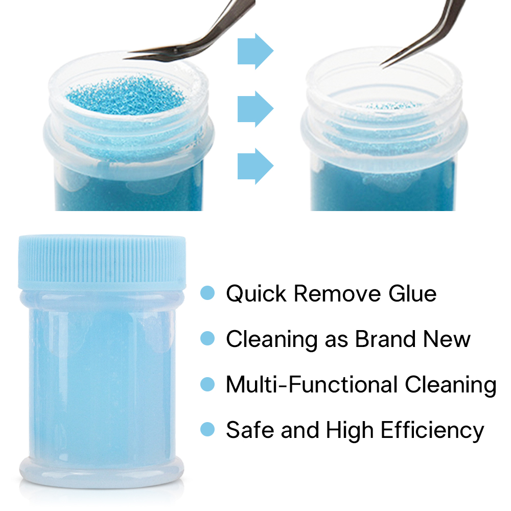 Nettoyeur de pincettes à cils  - Eyelash Extension Glue Remover avis et prix