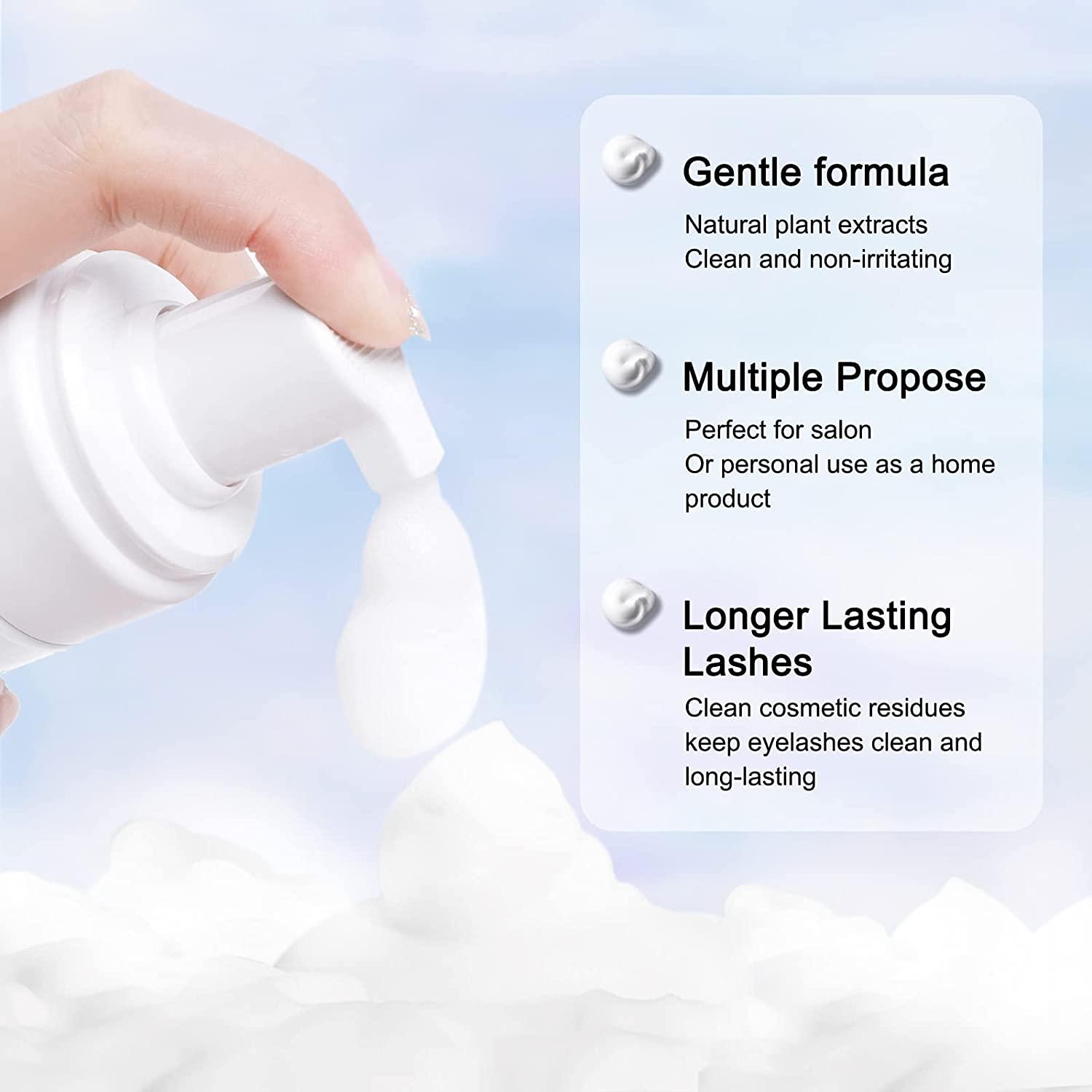 Lanthome Pro – shampoing pour  - Eyelash Extension Foam Cleanser avis et prix
