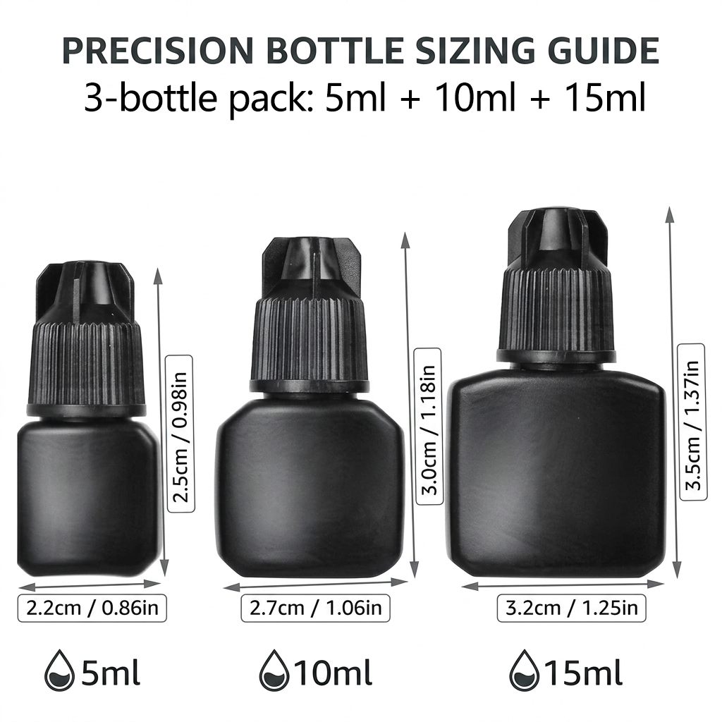 Lot de 3 flacons vides pour co - Refill Eyelash Extension avis et prix