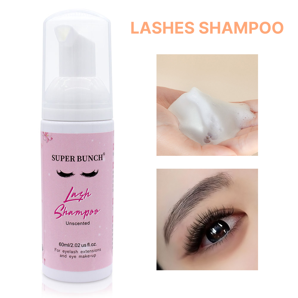 Shampoing pour faux-cils, four - Eyelash Extension Foam Cleanser avis et prix