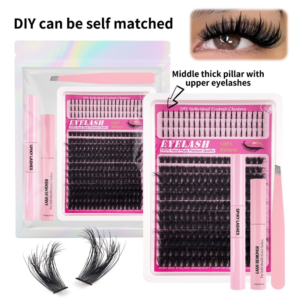 Faux cils de 8 à 18 mm, aspect - Lashes Eyelash Extension avis et prix