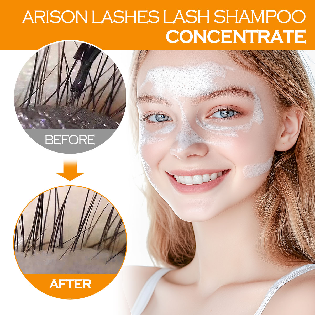 ARISON 100ml cils shampooing c - Eyelash Extension Foam Cleanser avis et prix