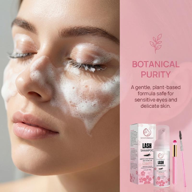 Shampoo pour cils 60ML, nettoy - Eyelash Extension Foam Cleanser avis et prix