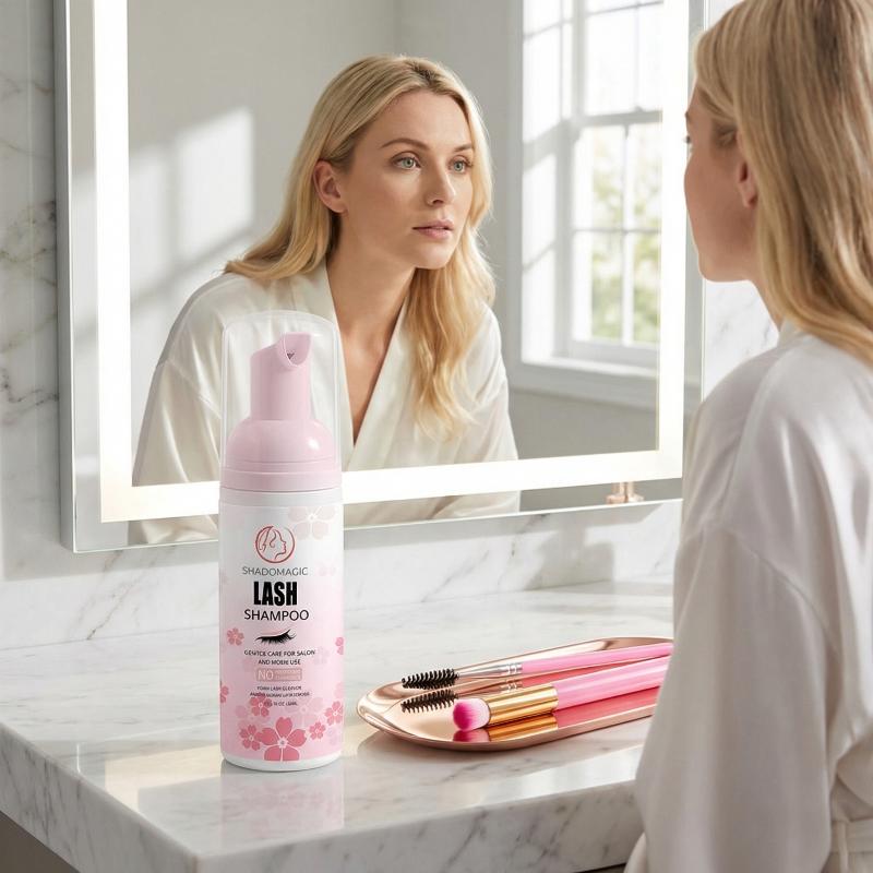 Shampoo pour cils 60ML, nettoy - Eyelash Extension Foam Cleanser avis et prix