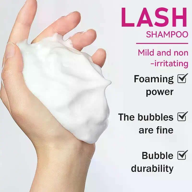 Shampooing moussant pour exten - Eyelash Extension Foam Cleanser avis et prix